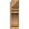 Ekena Millwork Olympic Rough Sawn Arts and Crafts Outlooker, Western Red Cedar, 8"W x 24"D x 24"H OUT08X24X24OLY03RWR - alternate 3